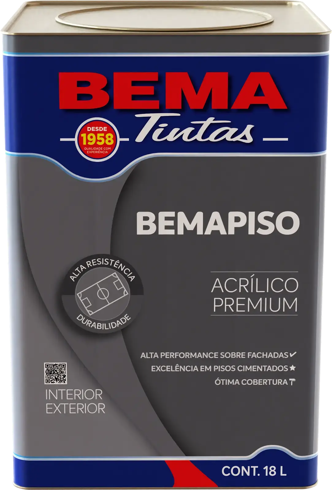 BEMA Tinta Piso Bemapiso Acrílica Premium - Foto 1