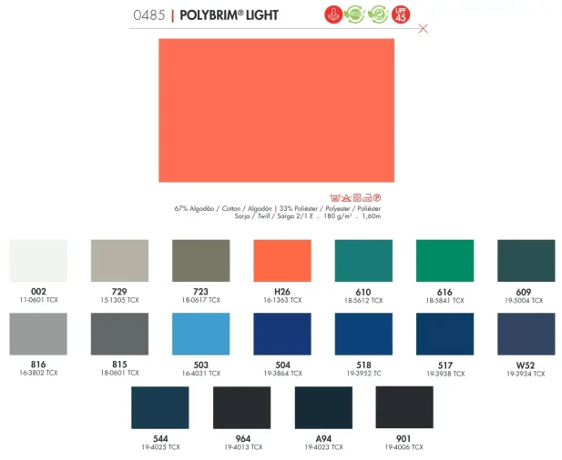 Tecido Santista Classic: Polybrim Light - Foto 1