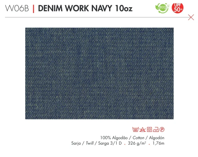 Tecido Santista Denim Work: Denim Work Navy 10oz - Foto 1