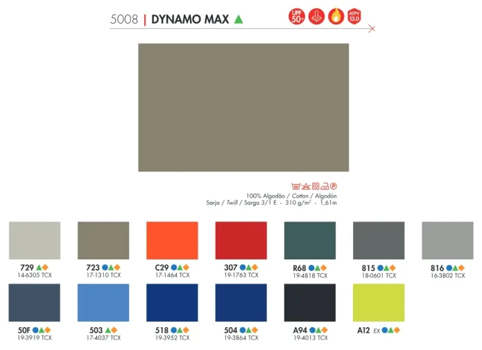 Tecido Santista Fire Protection: Dynamo Max - Foto 1