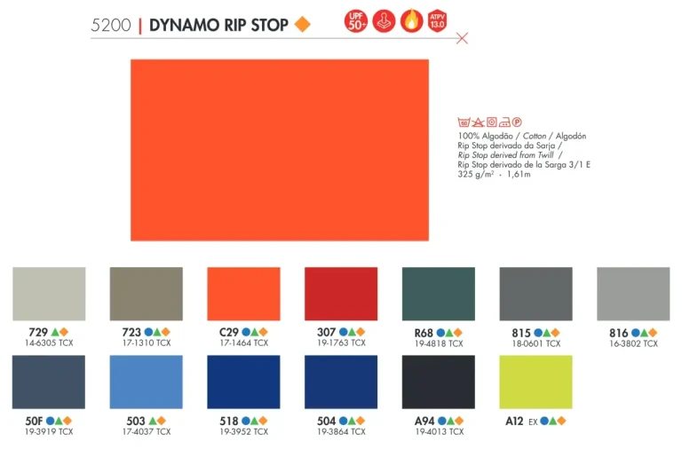 Tecido Santista Fire Protection: Dynamo Rip Stop - Foto 1