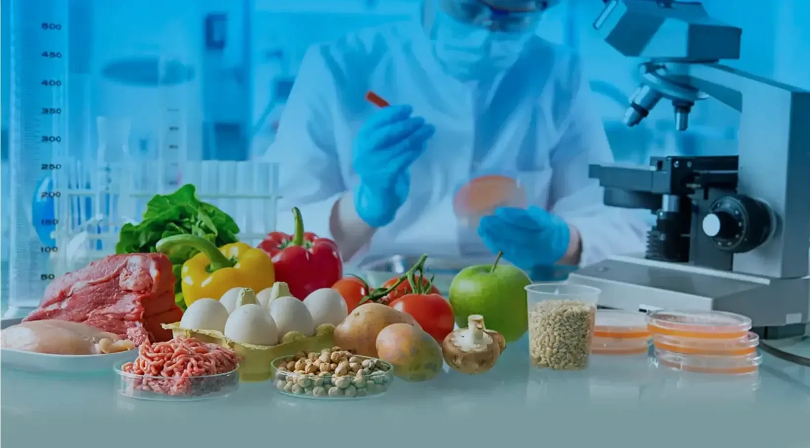 Análise de alimentos e controle de qualidade