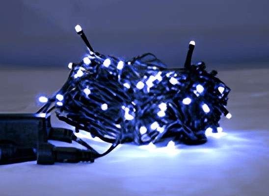 CORDÃO 120 LEDS - COM ESTROBOS - Foto 1