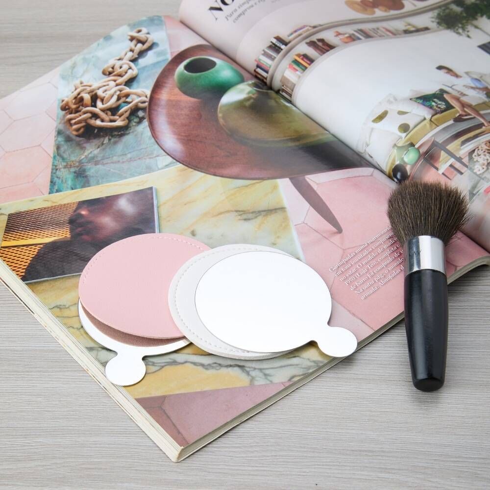 Espelho de Aço Inox redondo <br> R$9,90 - Foto 2