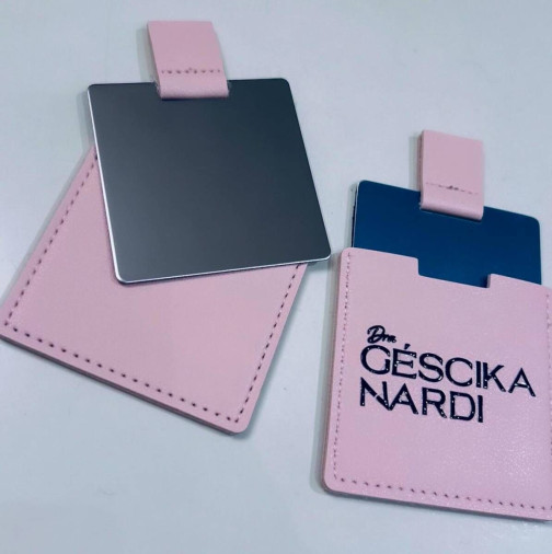 Espelho de Aço Inox quadrado <br> R$9,90 - Foto 1