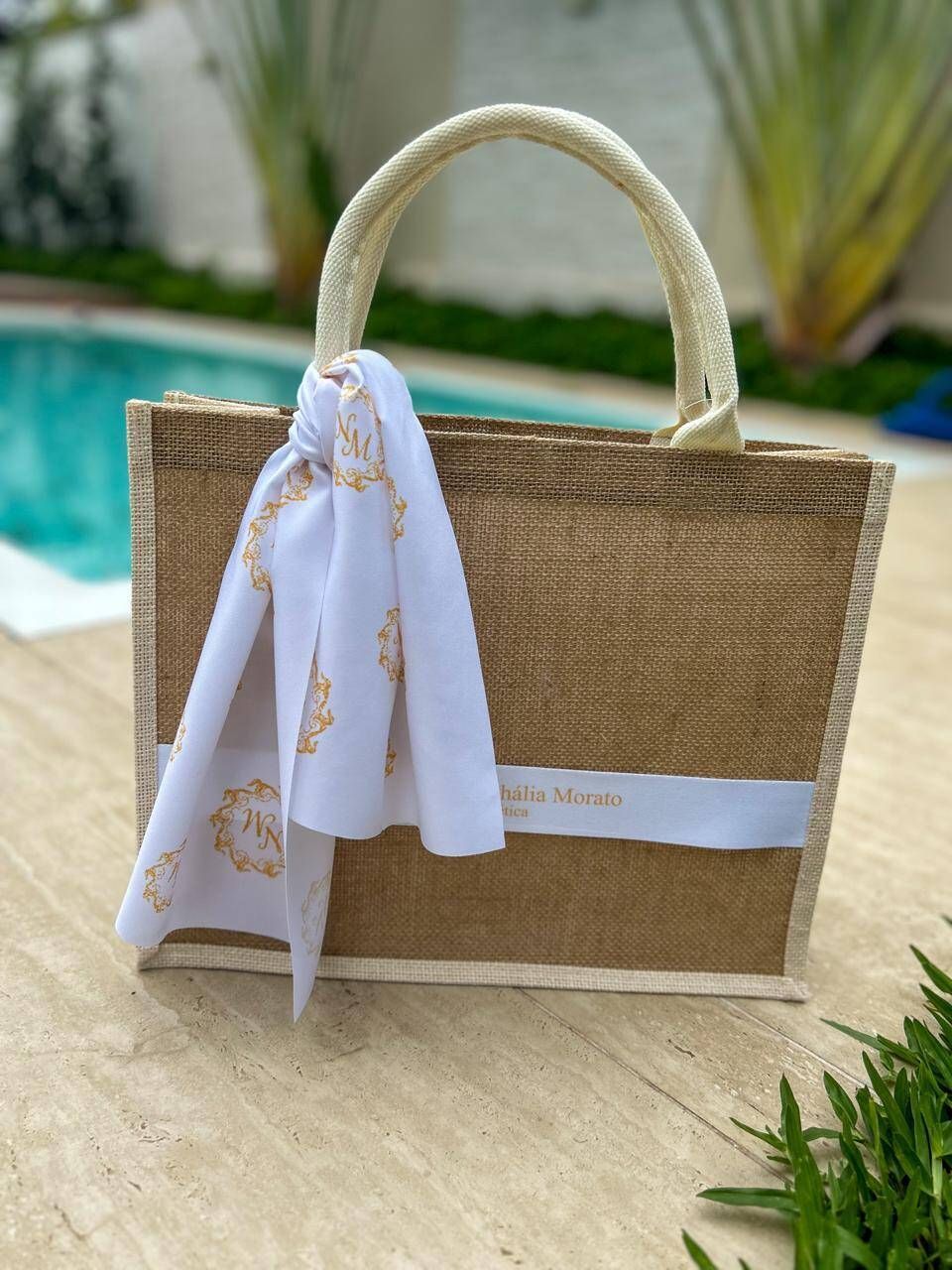 Bolsa Juta com Lenço - Foto 2