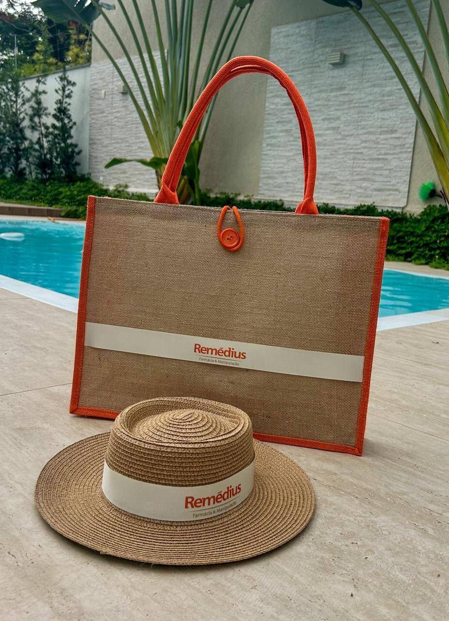 Bolsa Juta com Chapéu - Foto 6