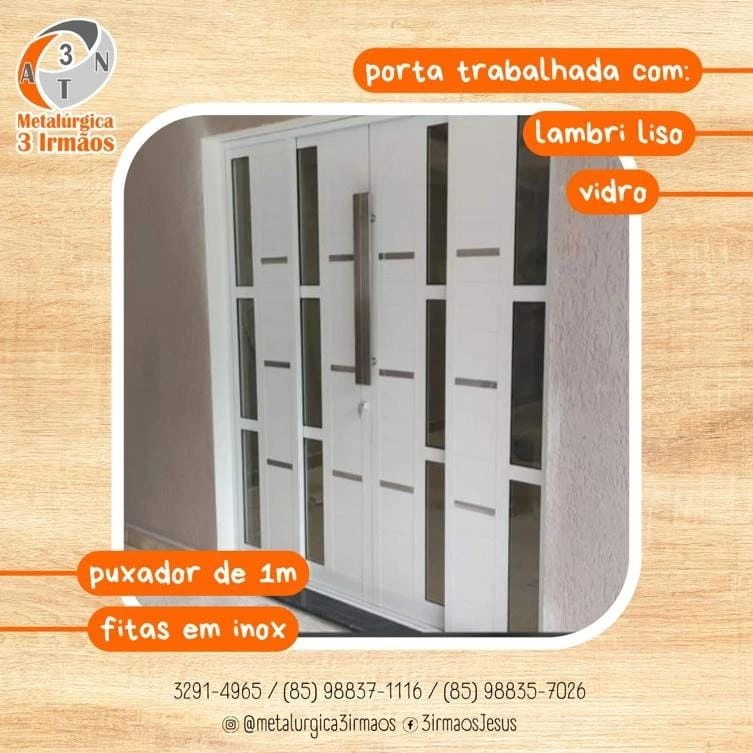 Porta de alumínio