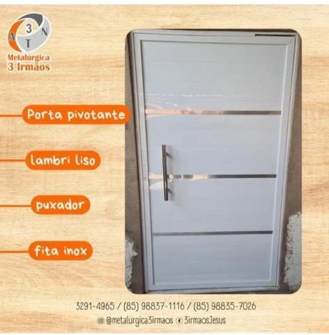 Porta em alumínio
