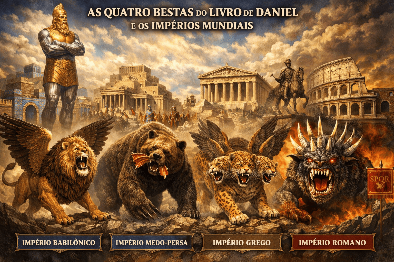 As Quatro Bestas e os Impérios Mundiais