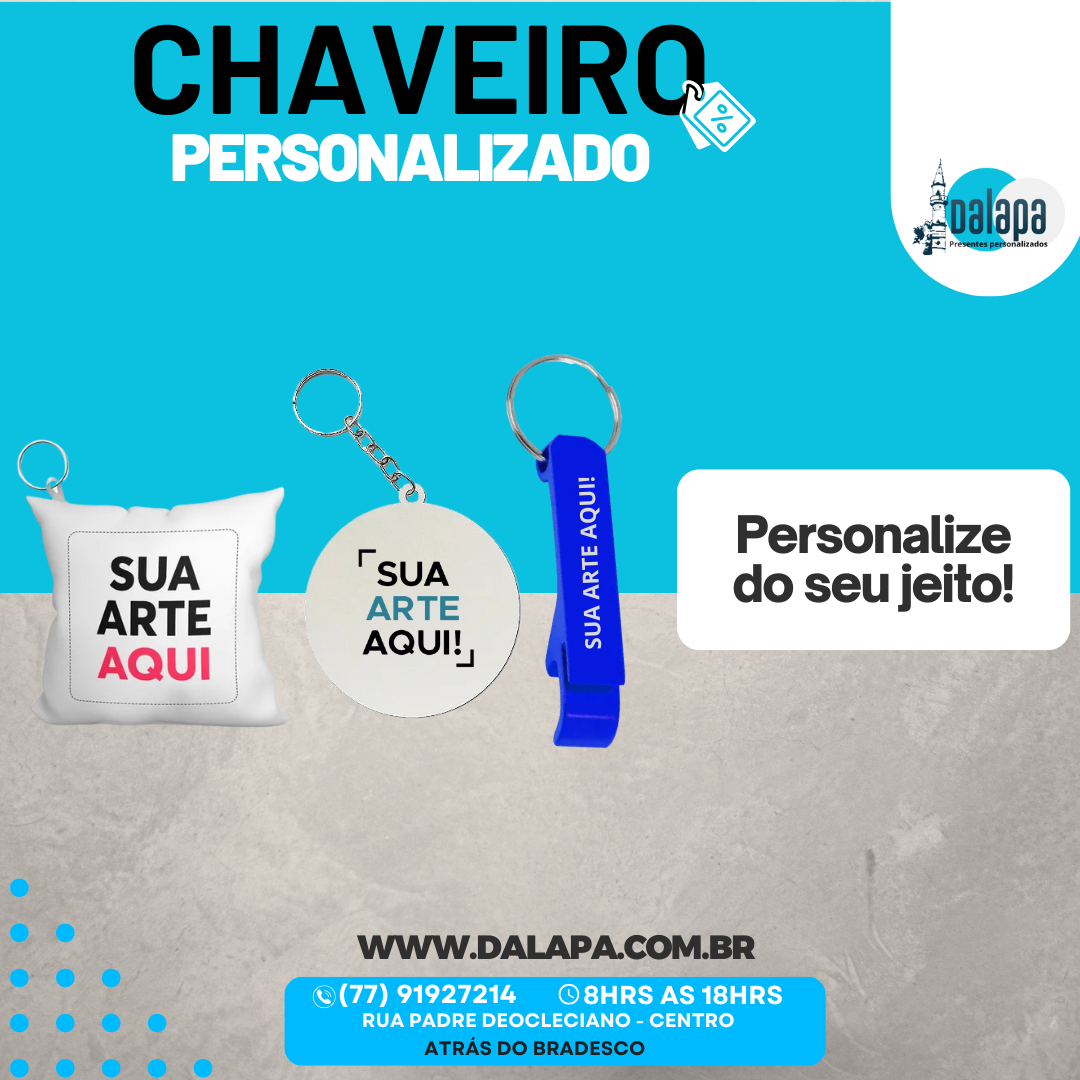 Chaveiros Personalizados (atacado) - Foto 1