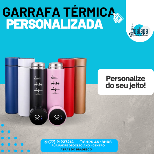 Garrafa térmica personalizada (atacado) - Foto 1