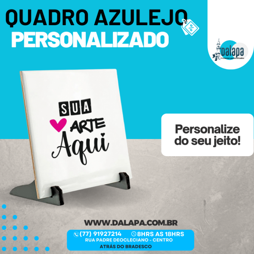 Quadro de Azulejo Personalizado 20x20 (atacado) - Foto 1