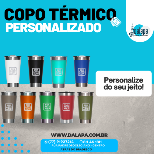 Copo térmico personalizado (varejo) - Foto 1