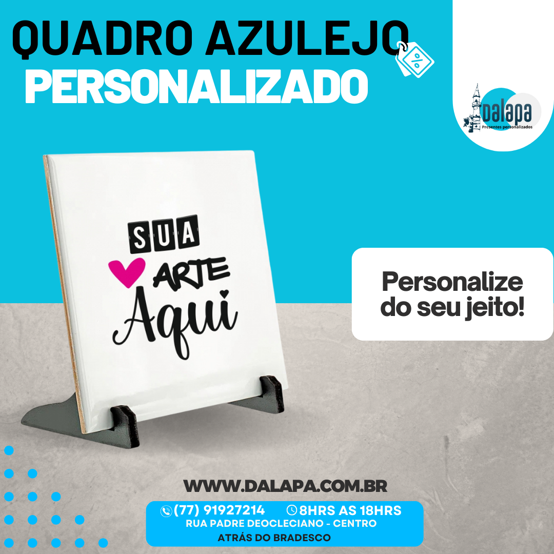Quadro de azulejo personalizado (varejo) - Foto 1