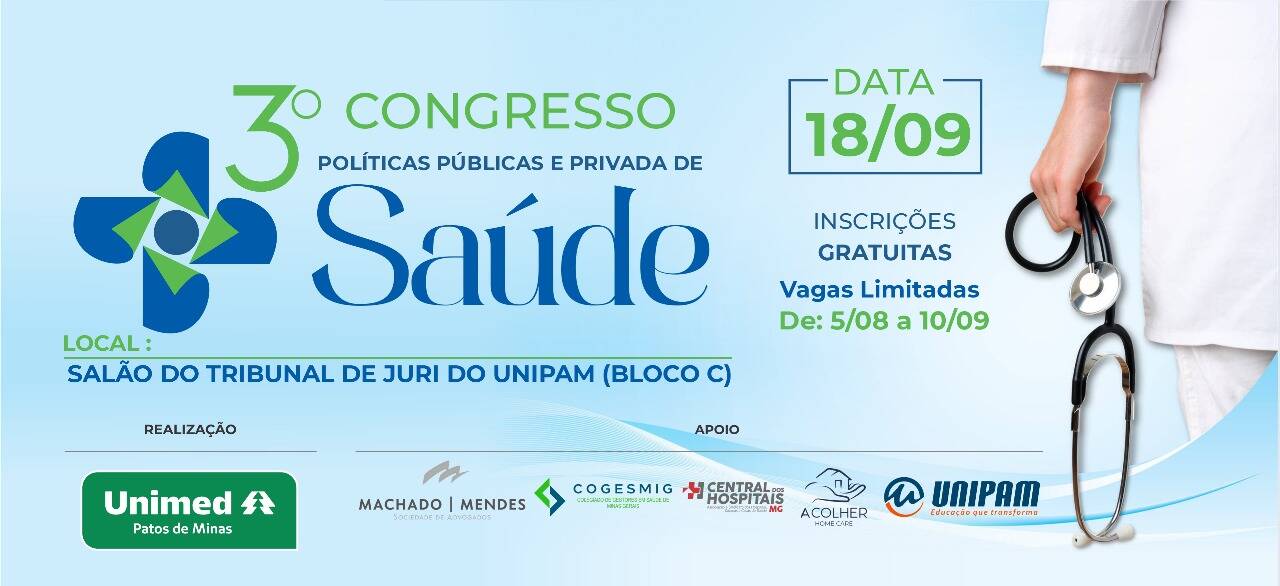 18/09 - 3º Congresso de Políticas Públicas e Privada de Saúde