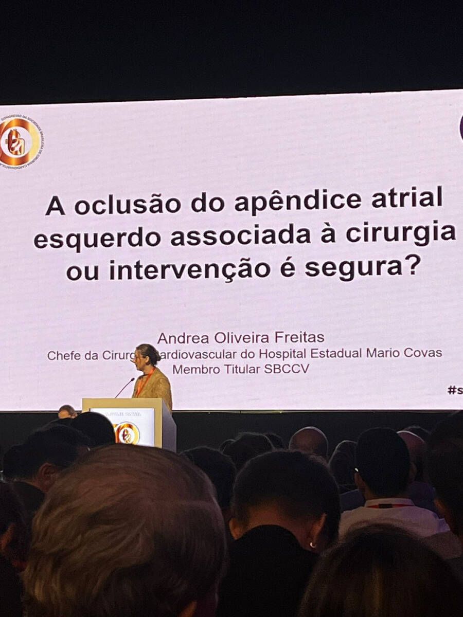 Palestra em sessão principal