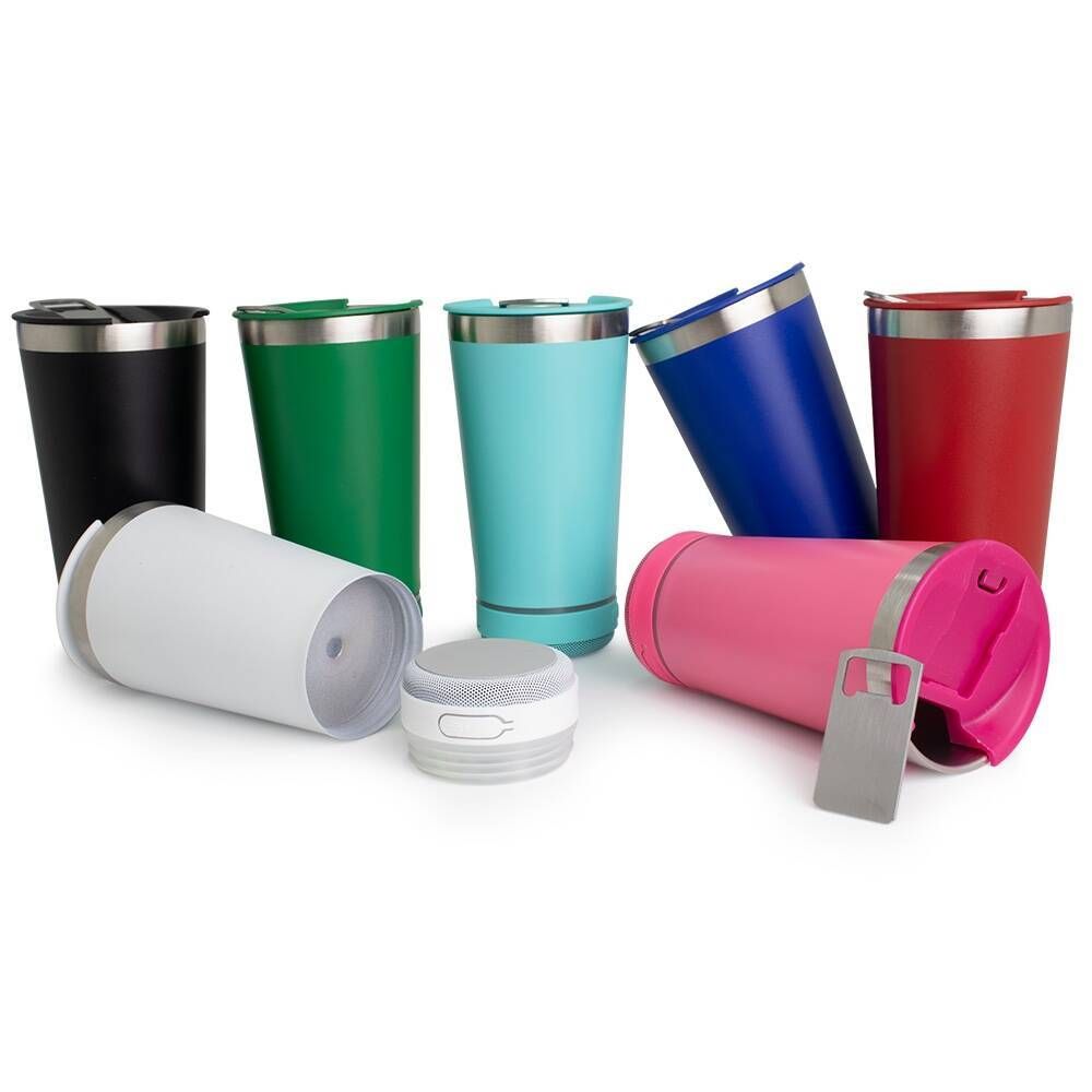 Copo Térmico 400ml com Caixa de Som 187