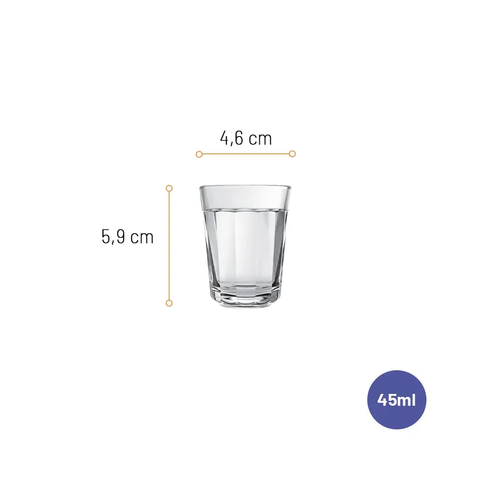 COPO AMERICANO PARA DOSES 45ML