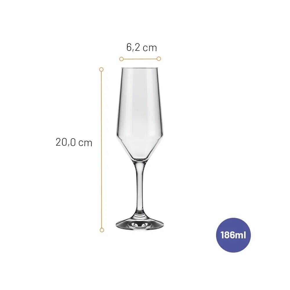 TAÇA CHAMPAGNE BUFFET 186ML