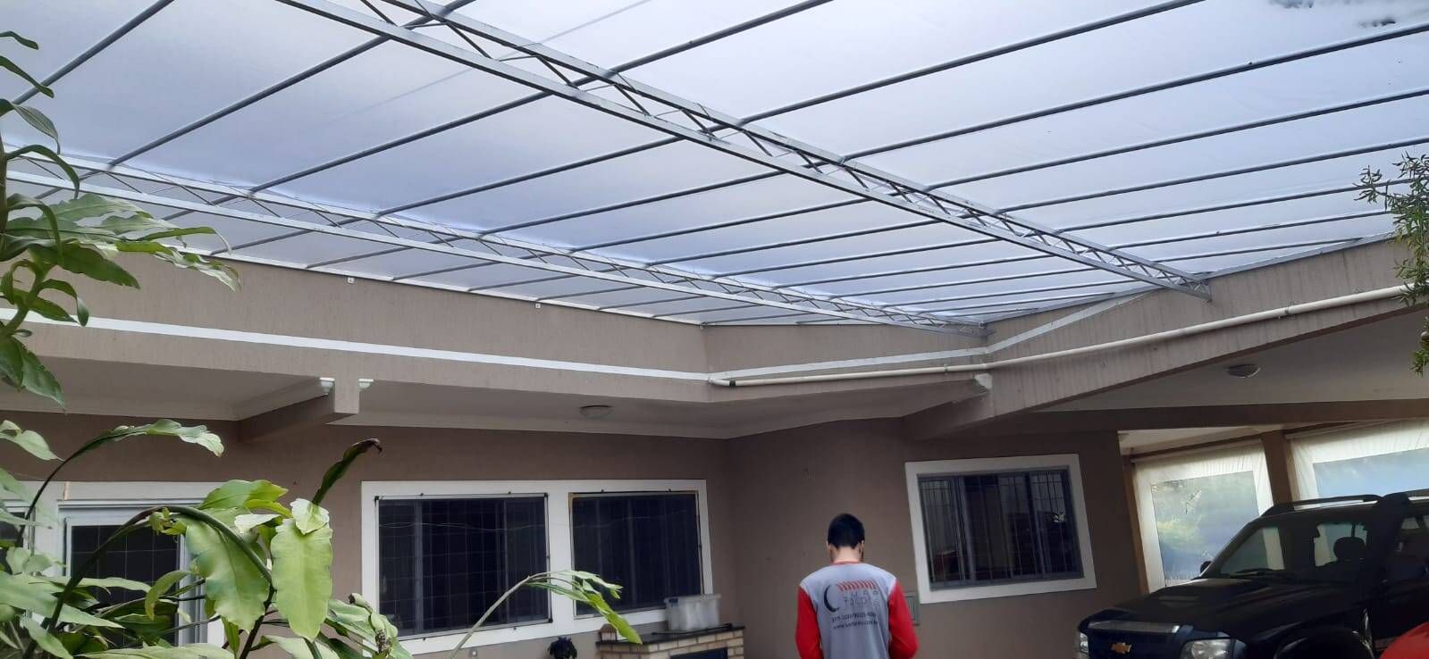 Toldo Fixo em Lona - Foto 2