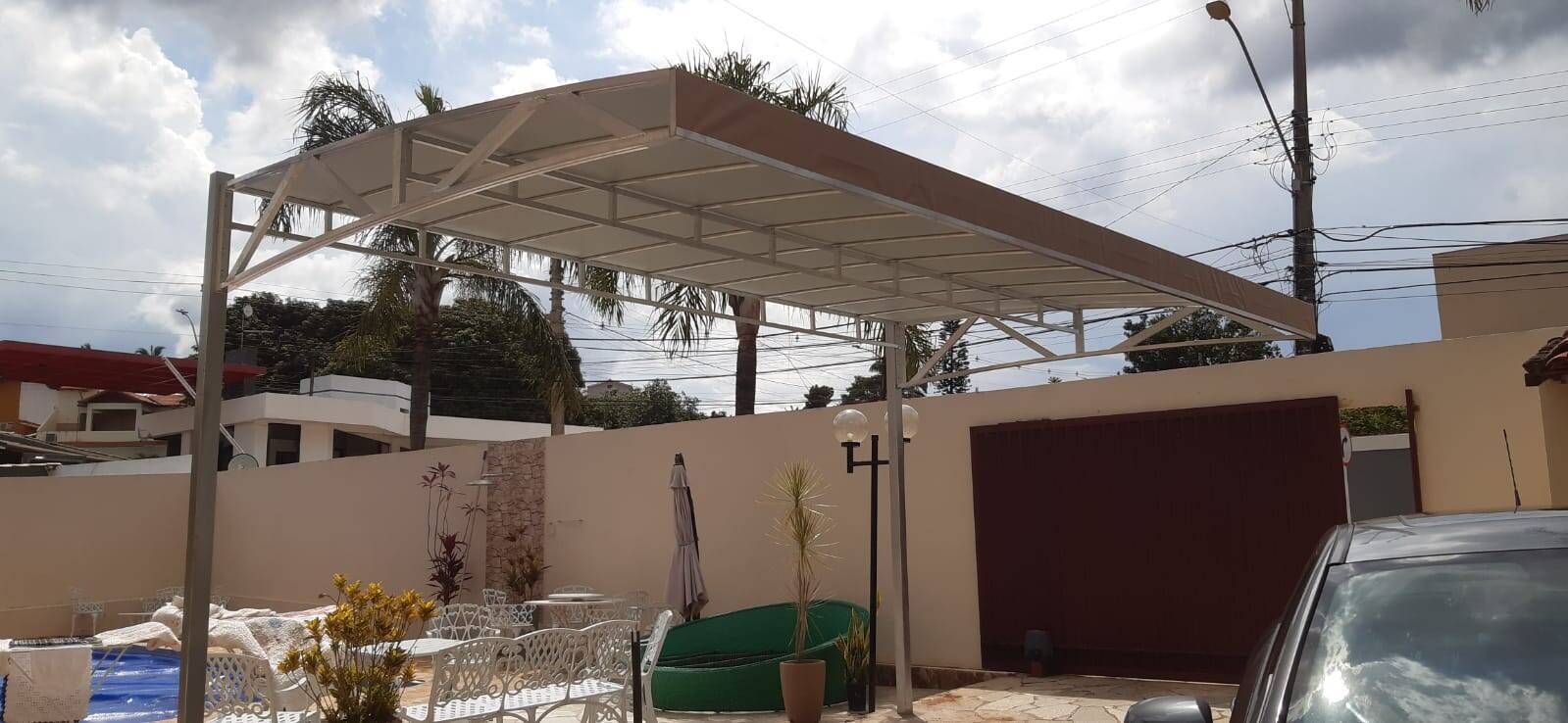 Toldo Fixo em Lona - Foto 13