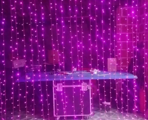 Cortina de Led Pink - Foto 1
