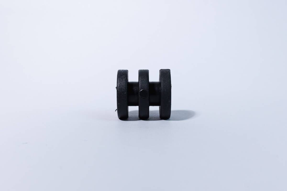 Roldana Isolador Plástico 2 Ranhuras - Foto 2