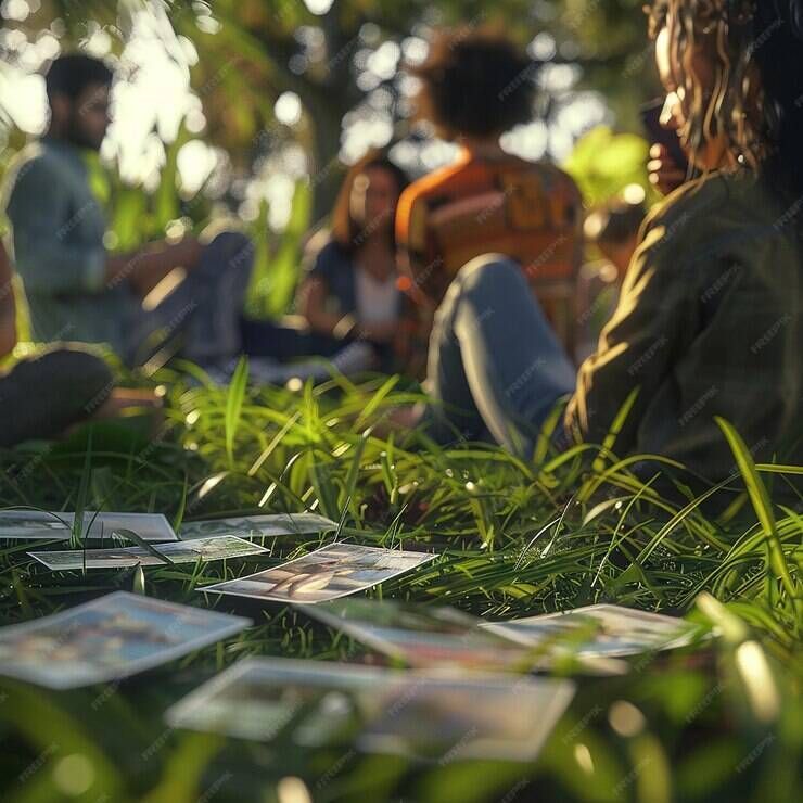 Educação ambiental ao ar livre.