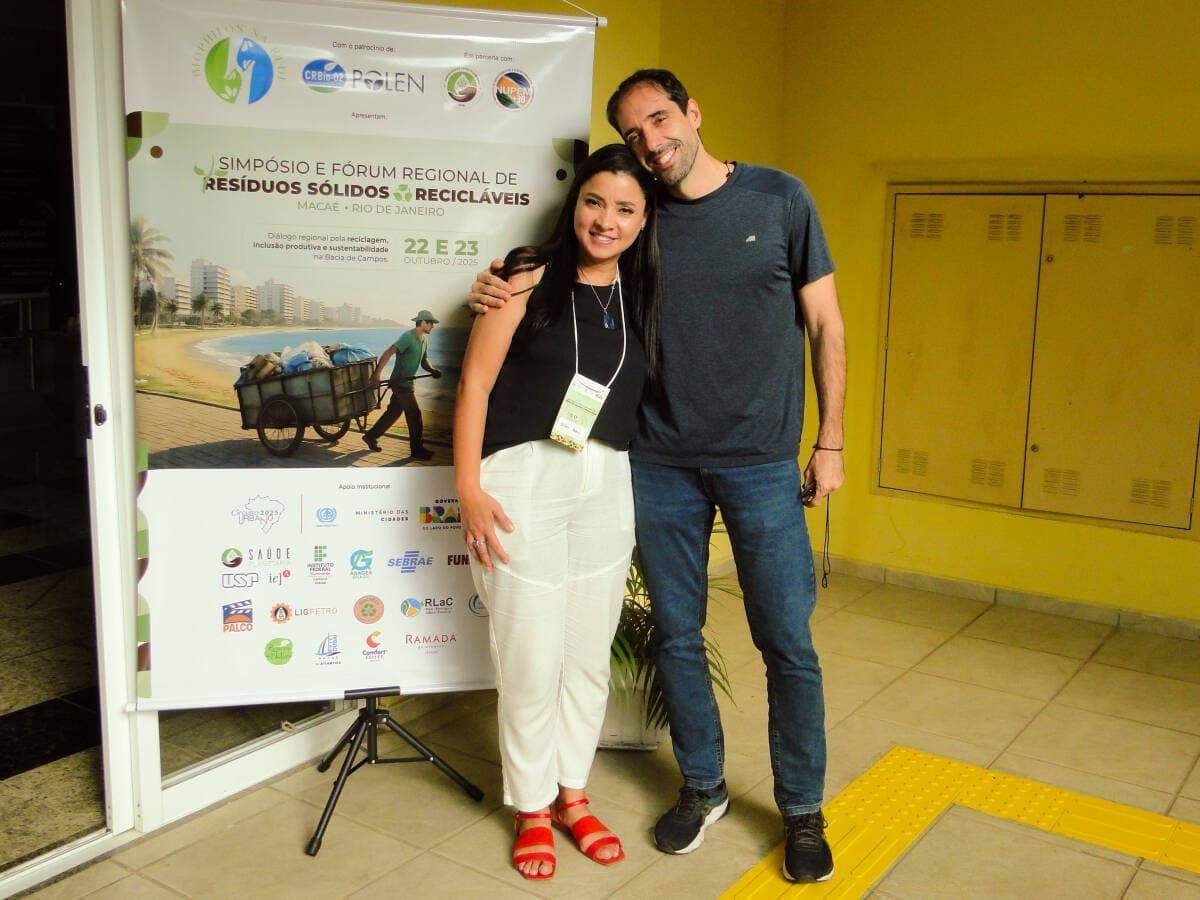 Coordenadores do evento: Débora e Prof. Lemes