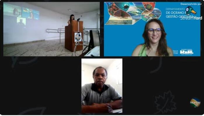 Transmissão ao vivo Larissa e mediação Tiago