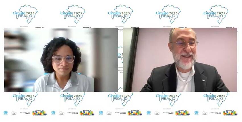 Danylo Duran e Prof. Antônio Saraiva -IEA/USP