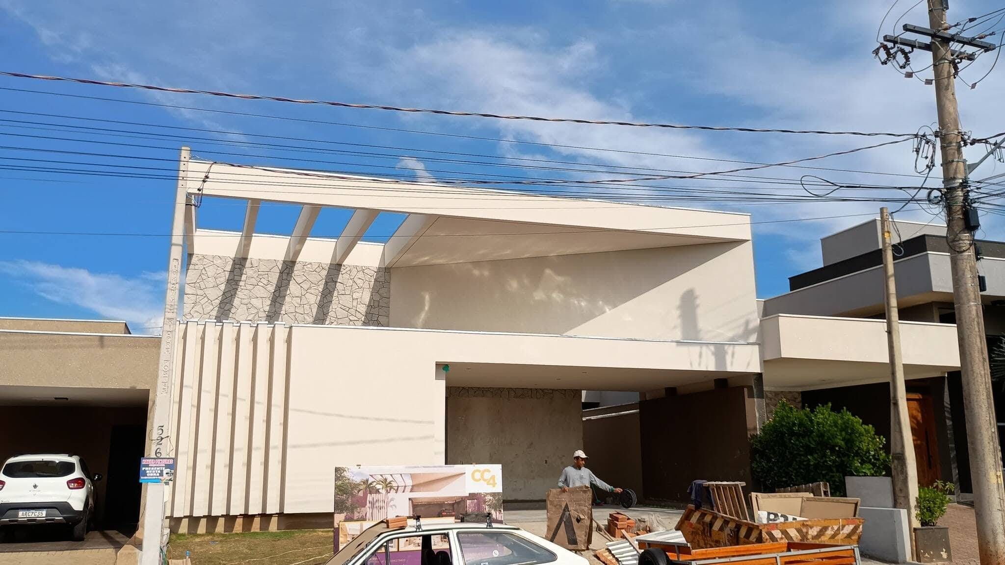 Obra em riviera de são lourenço.