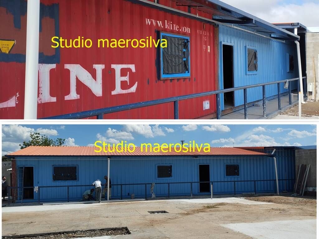 Pintura de conteiners.