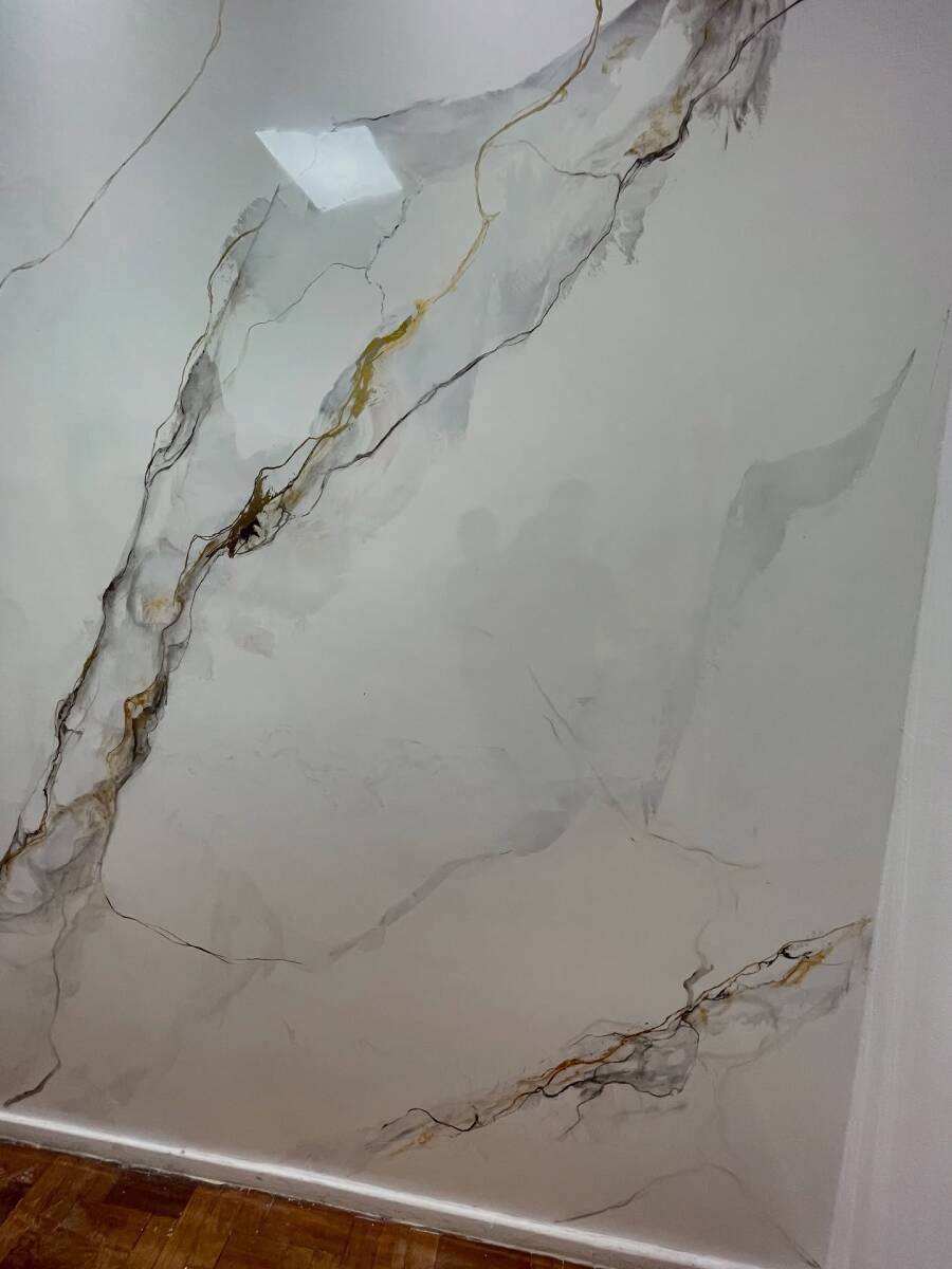 Parede efeito mármore