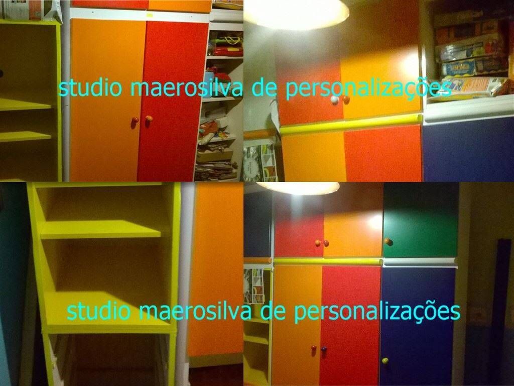 Laqueação de guarda roupa infantil.