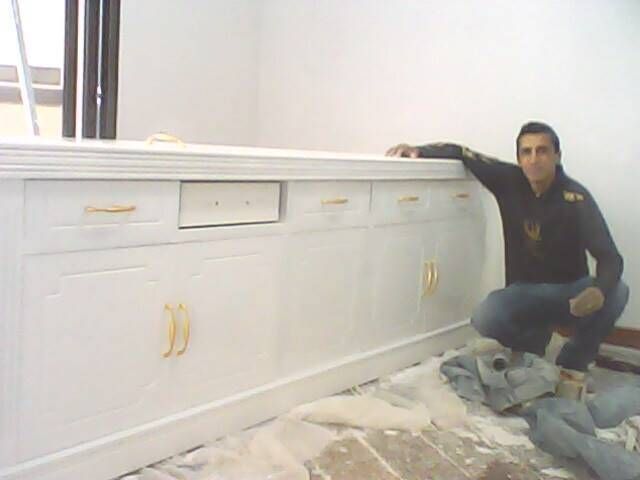 Laqueação de cristaleira.