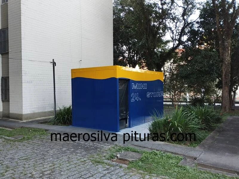 Pintura de conteiner de navio - Foto 17