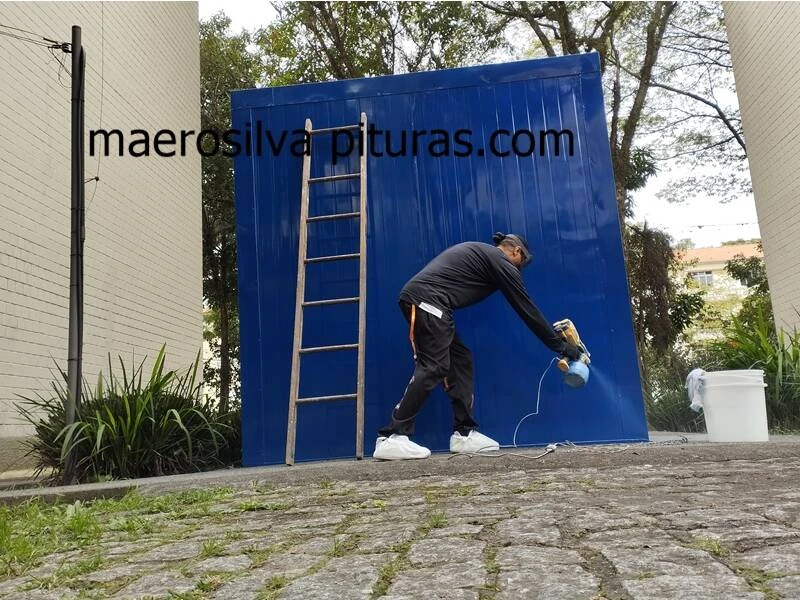 Pintura de conteiner de navio - Foto 18