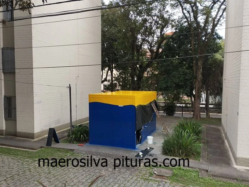Pintura de conteiner de navio - Foto 21