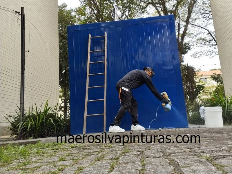 Pintura de conteiner de navio - Foto 10