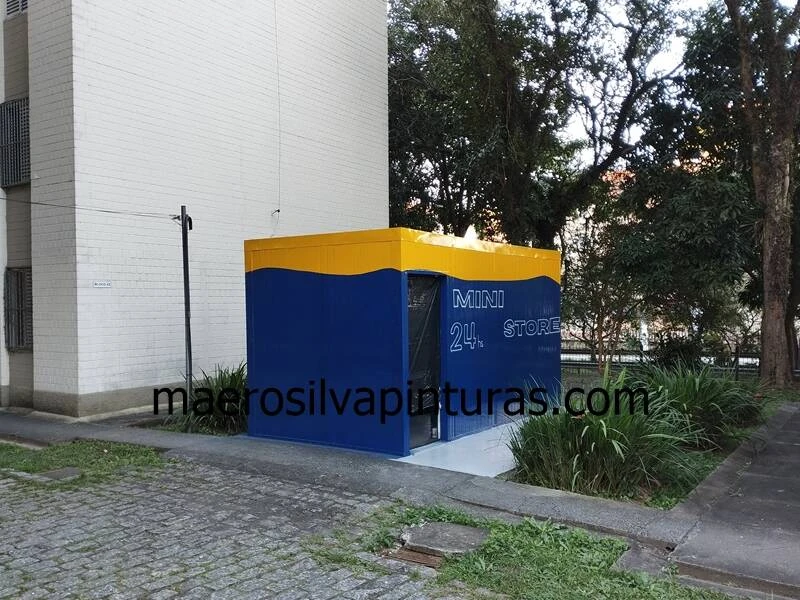 Pintura de conteiner de navio - Foto 6
