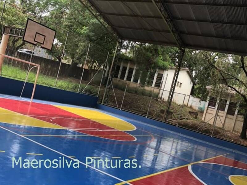 Pintura de quadra poiesportiva