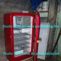 Restauração geladeira anos 50