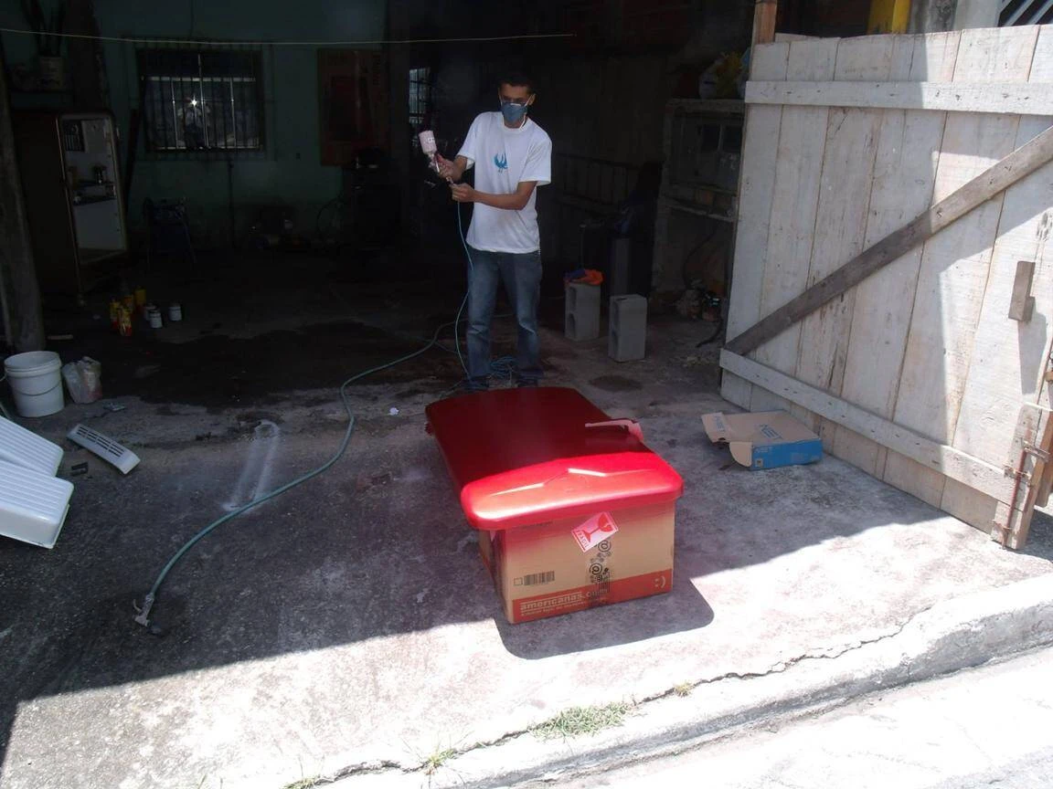 Maerosilva executando restauração.