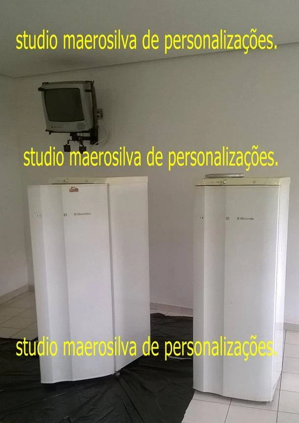 Conjunto geladeira e freezer eletrolux