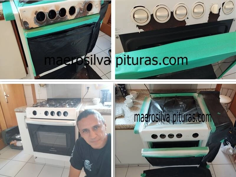 Pintura fogão - Foto 4