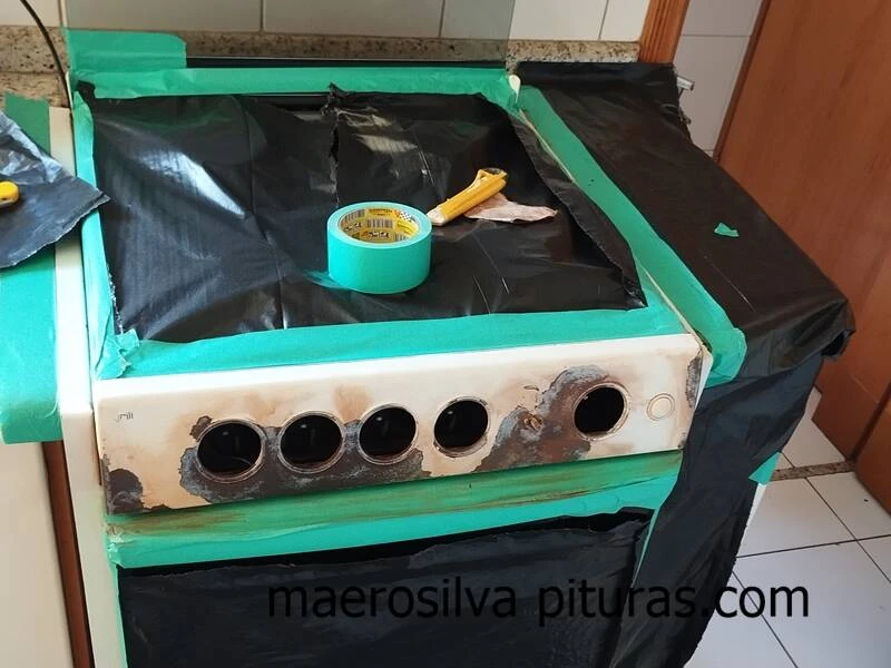 Pintura fogão - Foto 6