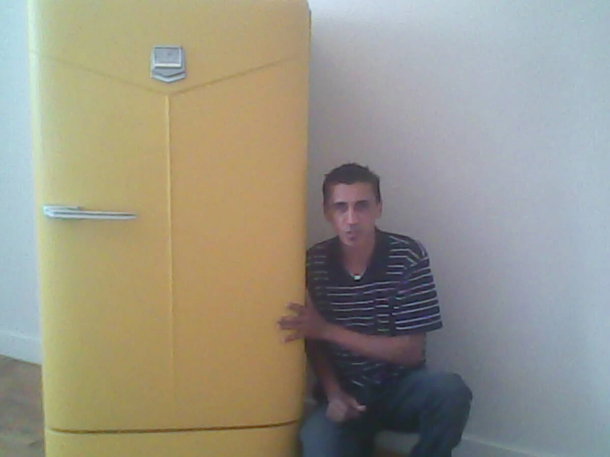 Geladeira 1950 americana.