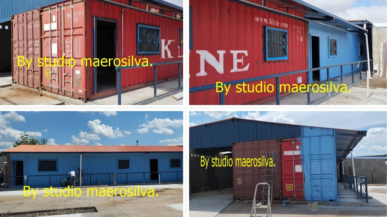 Restauração conteiner navio.